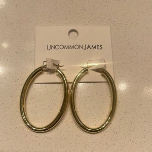 Uncommon James chunky gold hoops